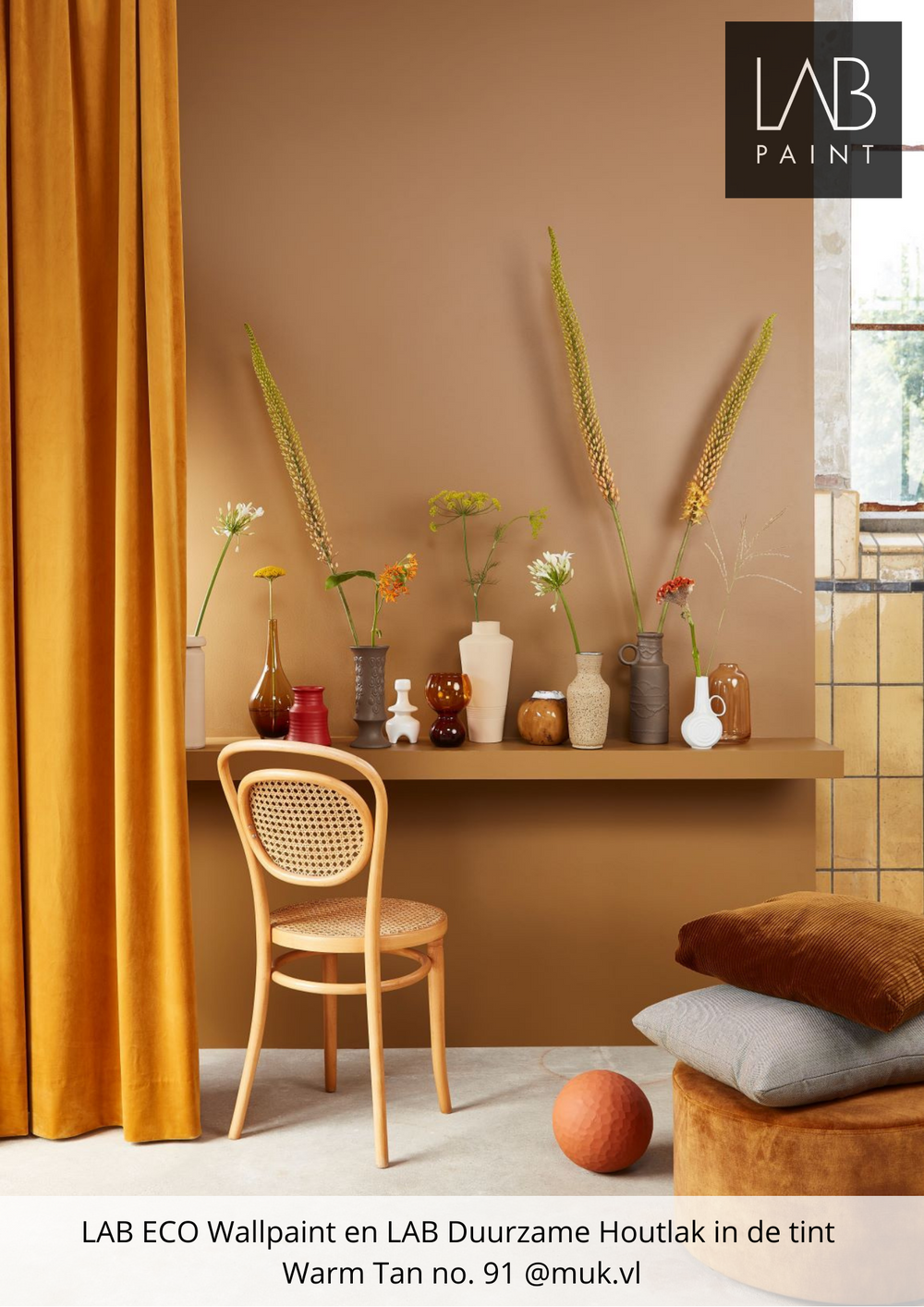 LAB-Farbmuster | WARME BRAUNE NR. 91