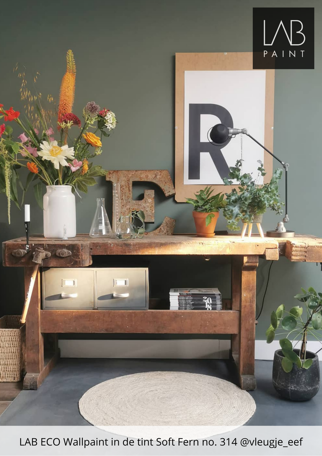 LAB-Farbmuster | Weicher Farn Nr. 314