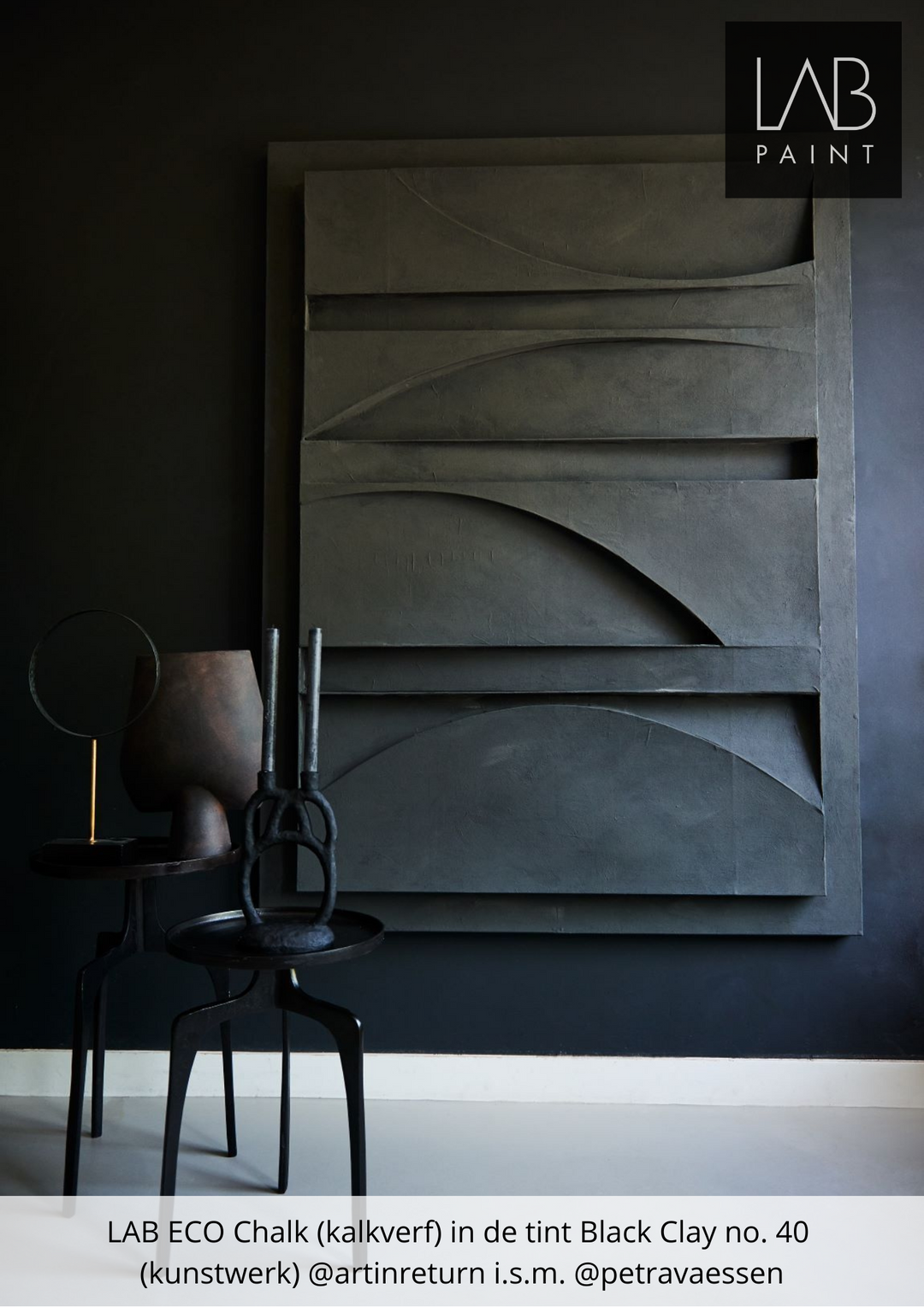LAB Kleurstaal | BLACK CLAY NO. 40