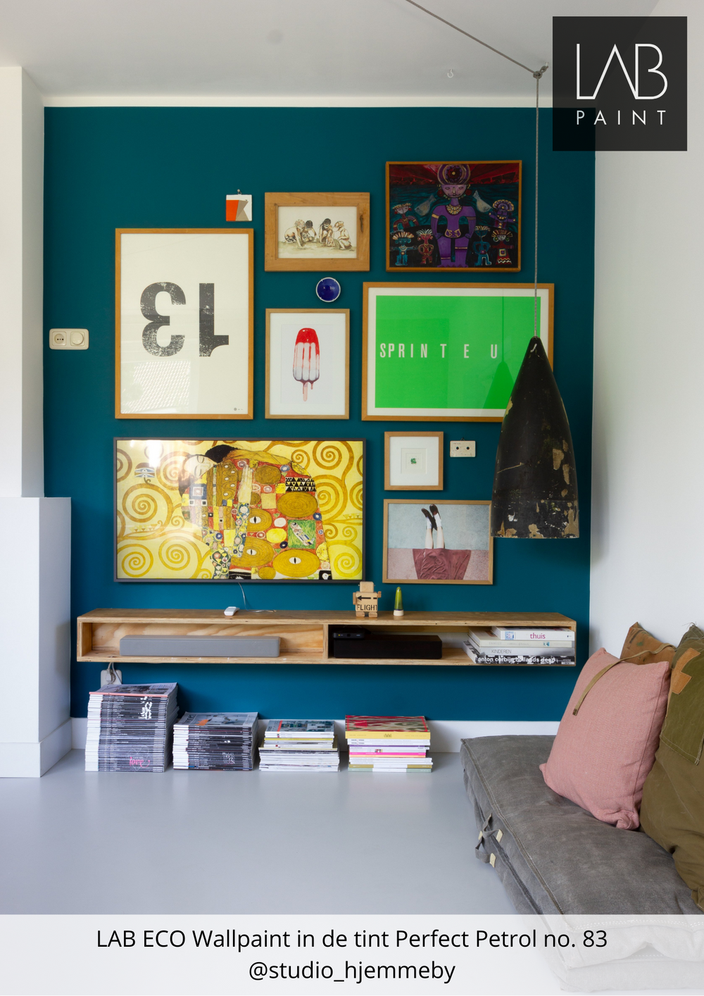 LAB Wandfarbe | Perfect Petrol Nr. 83