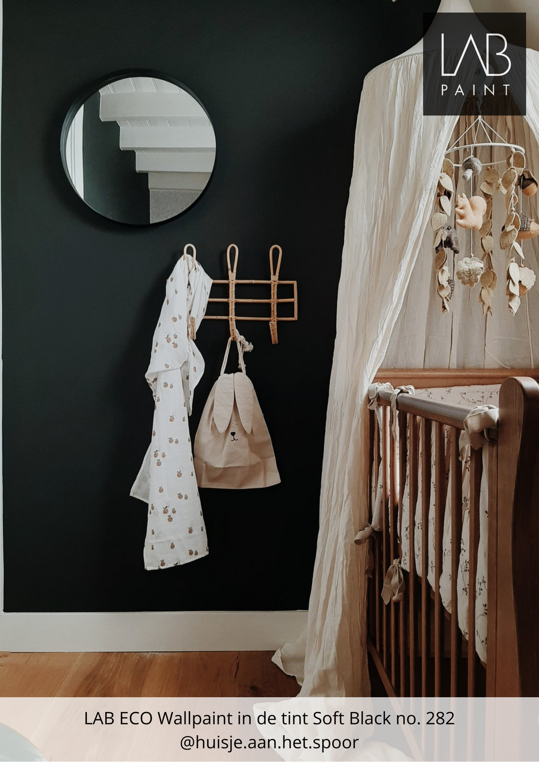 LAB-Farbmuster | Soft Black Nr. 282