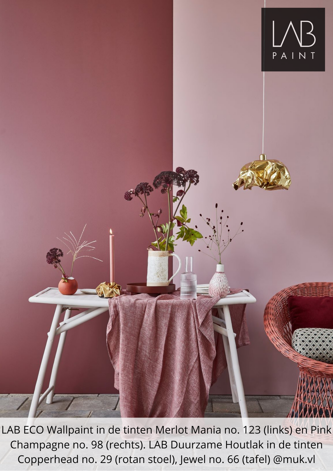 LAB-Farbmuster | ROSA CHAMPAGNER NR. 98