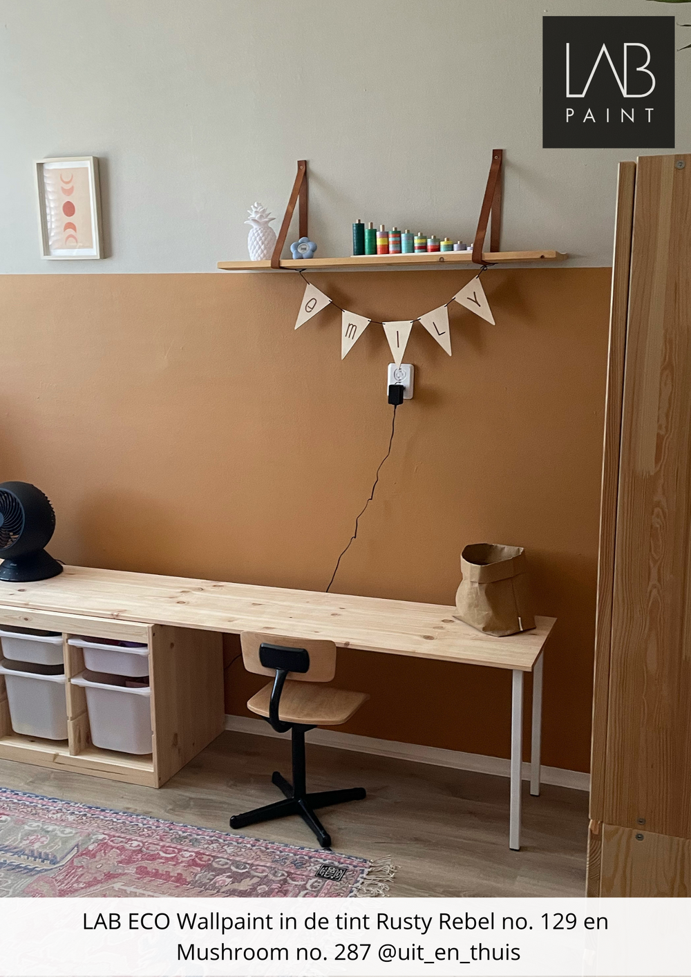 LAB Wallpaint | RUSTY REBEL NO. 129