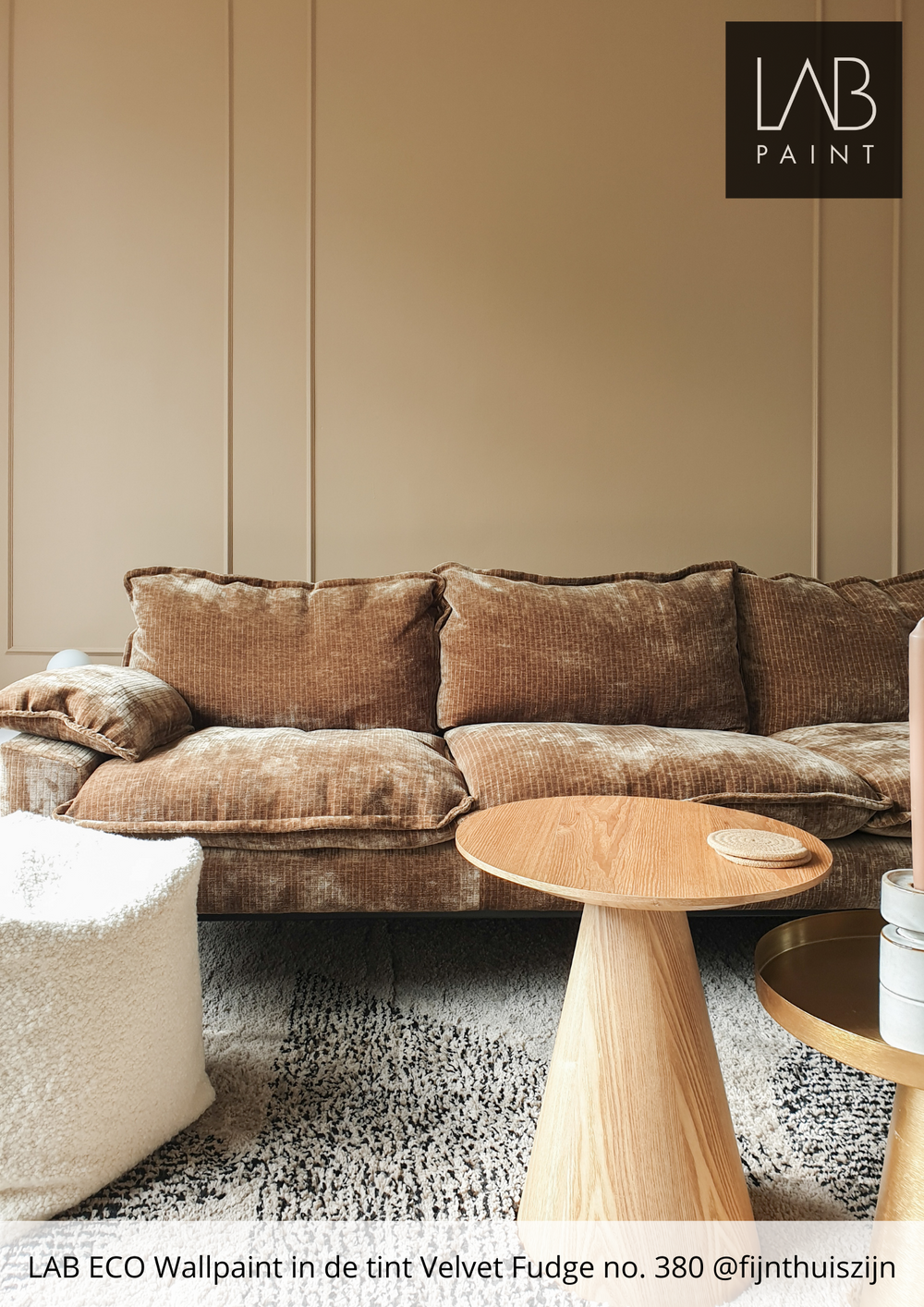 LAB-Farbmuster | VELVET FUDGE NR. 380