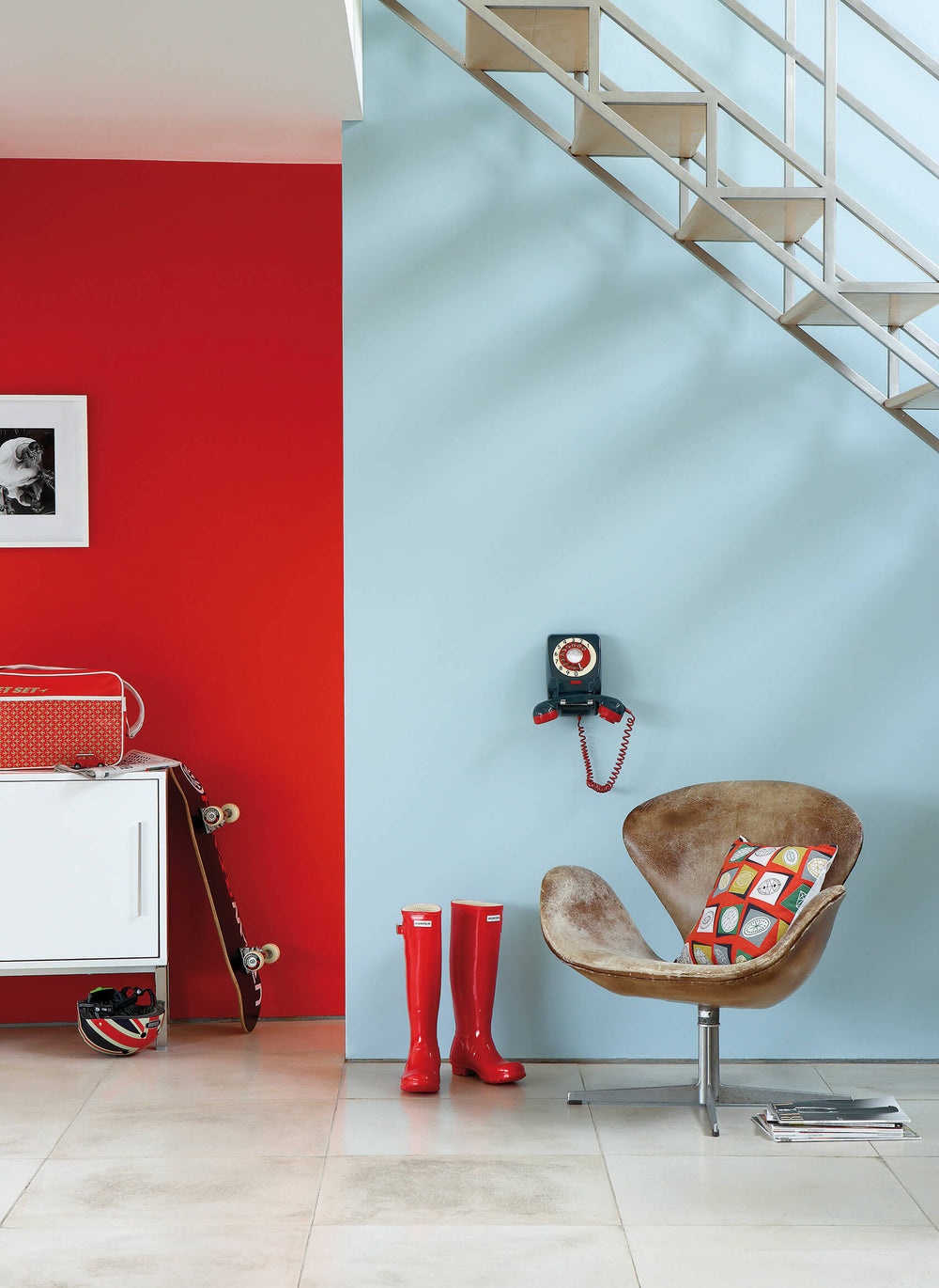 Interior Oil Eggshell | Atomic Red no. 190