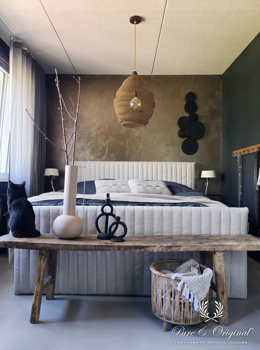 Traditionelle Lack-Hochglanz-Elemente | Bronze
