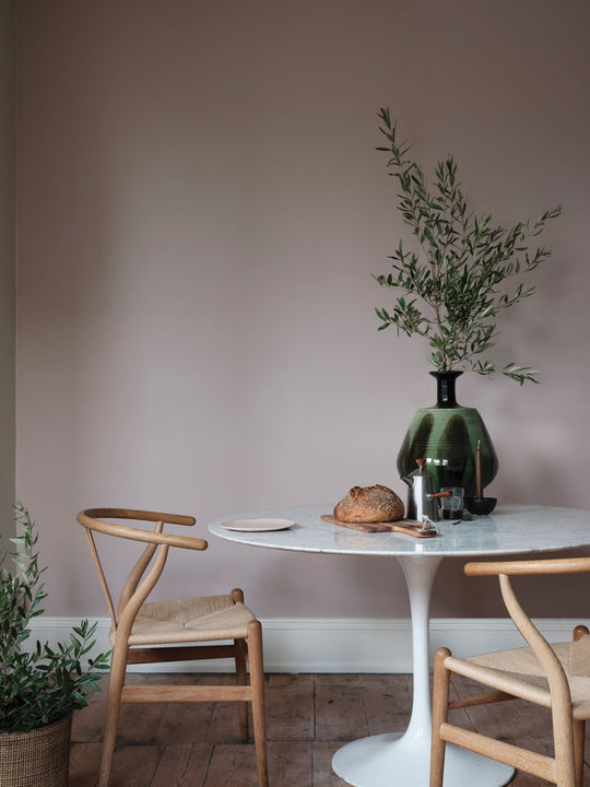 Moderne Emulsion | Rosa einfarbig Nr. 207