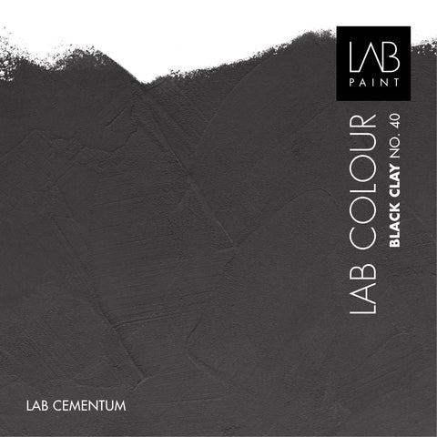 LAB Cementum Walls | BLACK CLAY NO. 40