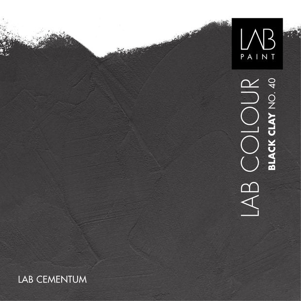 LAB Cementum Floor | Black Clay no. 40