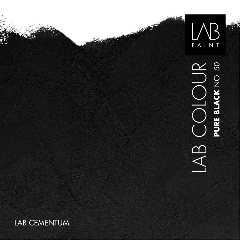 LAB Cementum Walls | PURE BLACK NO. 50