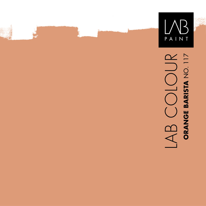 LAB Wallpaint | Orange Barista no. 117