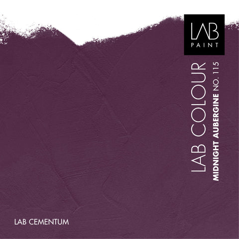 LAB Cementum Walls | MIDNIGHT AUBERGINE NO. 115 | LAB ARCHIVE COLOURS