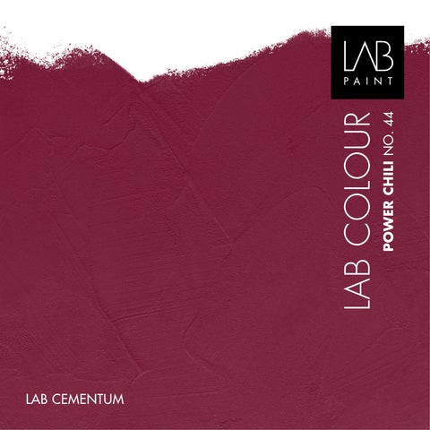 LAB Cementum Walls | POWER CHILI NO. 44 | LAB ARCHIVE COLOURS