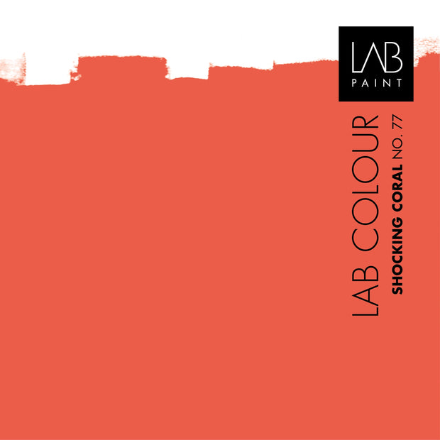 LAB Buitenlak | Shocking Coral no. 77 | LAB Archive Colours
