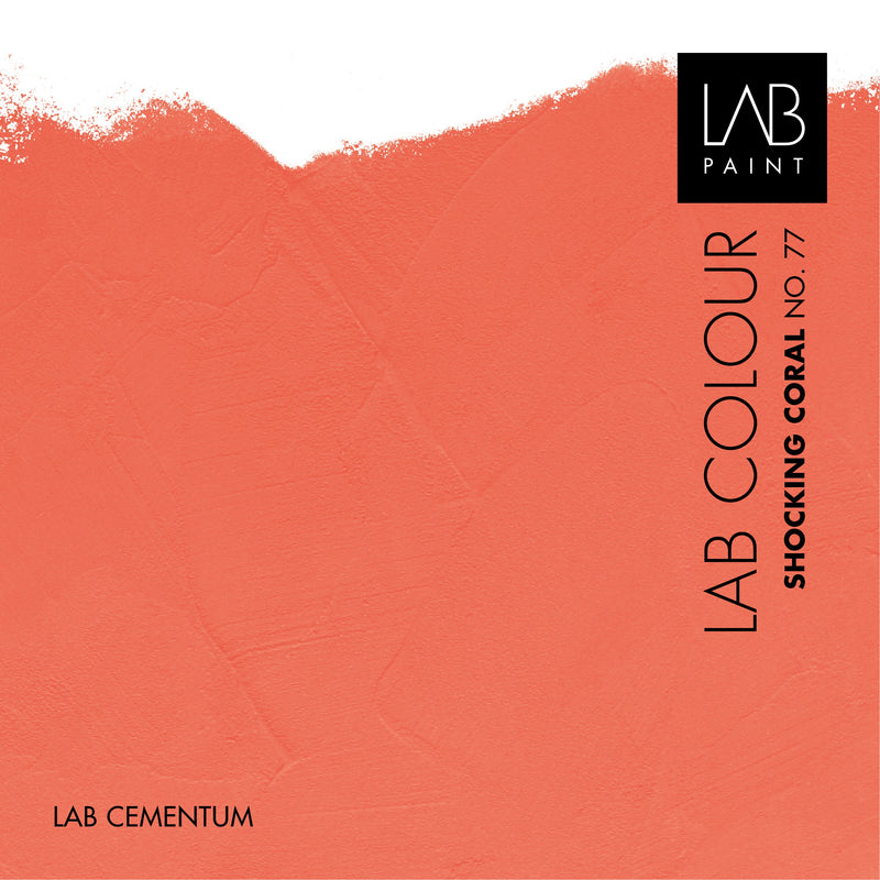 LAB Cementum Floor | Shocking Coral no. 77 | LAB Archive Colours
