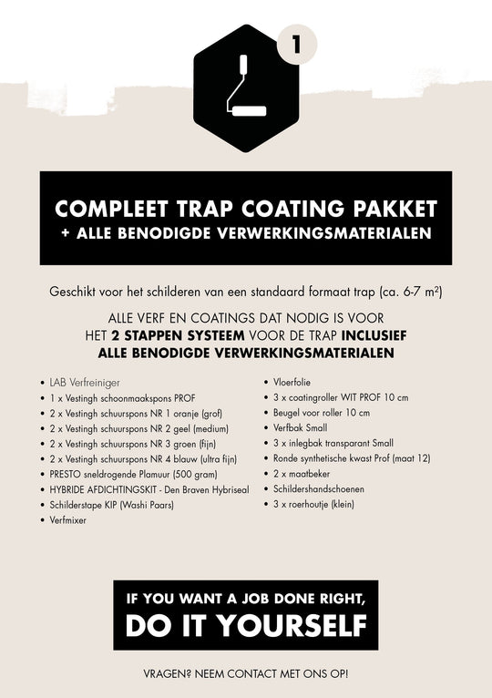 LAB Treppenbeschichtung | ORIENTAL ECRU NR. 434