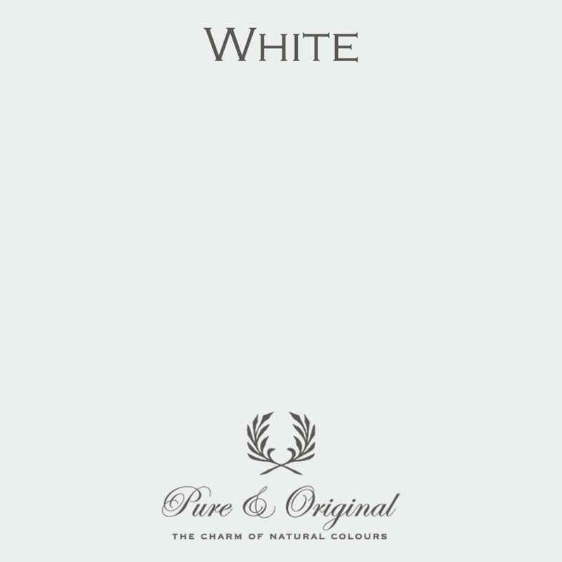 Clear Example White Pure & Original Colour Sample | White